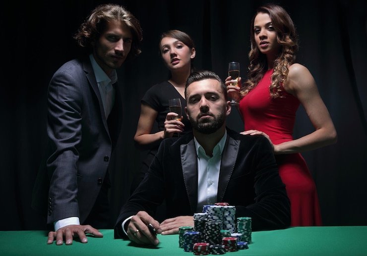 Dealer coraltogel dalam aksi bermain Dealer profesional coraltogel membagikan kartu dengan transparan